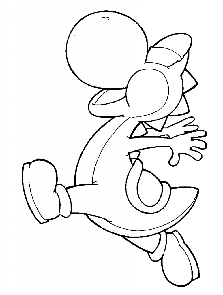 Printable Yoshi Coloring Pages Printable Word Searches