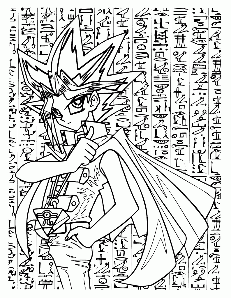 Yugioh Coloring Page