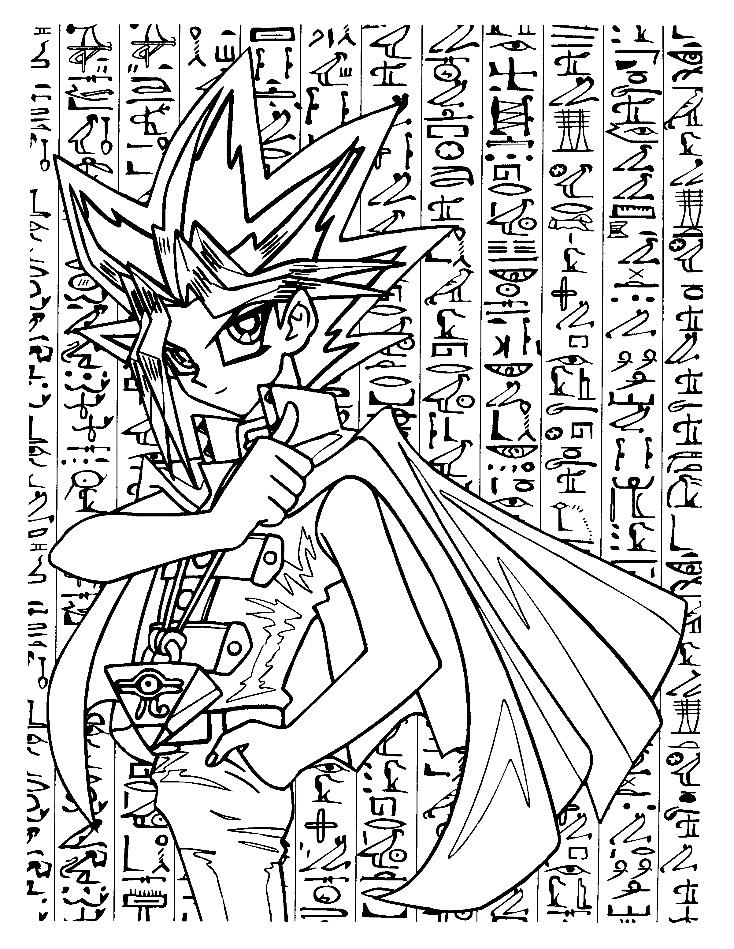 Yugioh Coloring Pages.