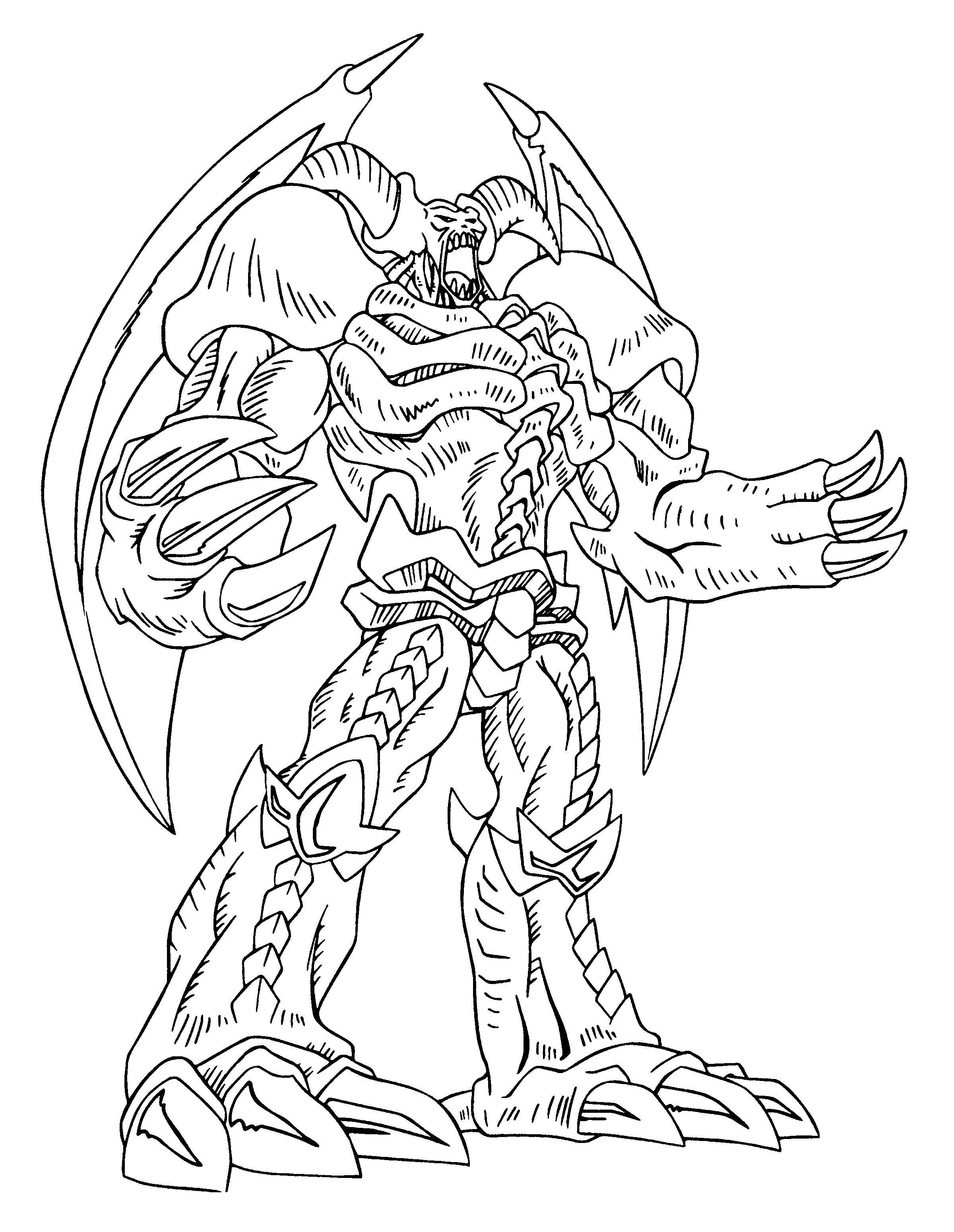 Yu Gi Oh Coloring Pages 4