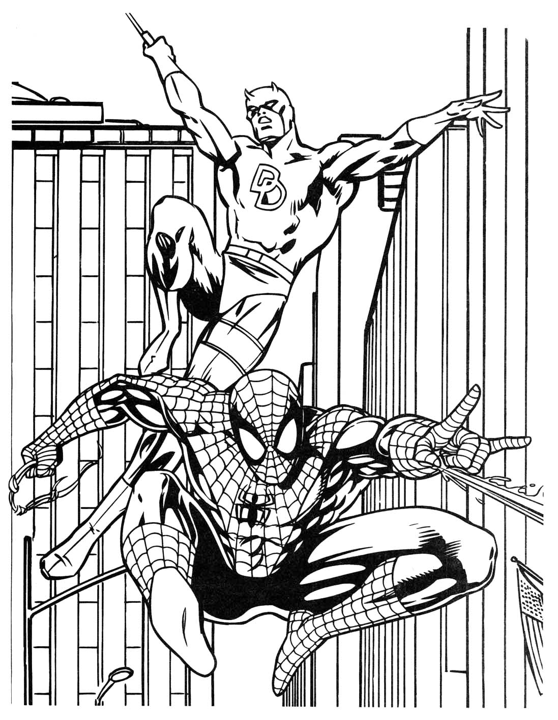 Free Printable Spiderman Coloring Pages For Kids