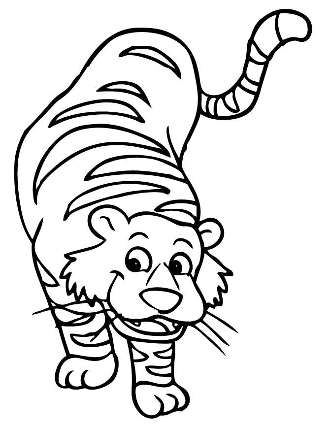 Free Printable Tiger Coloring Pages For Kids