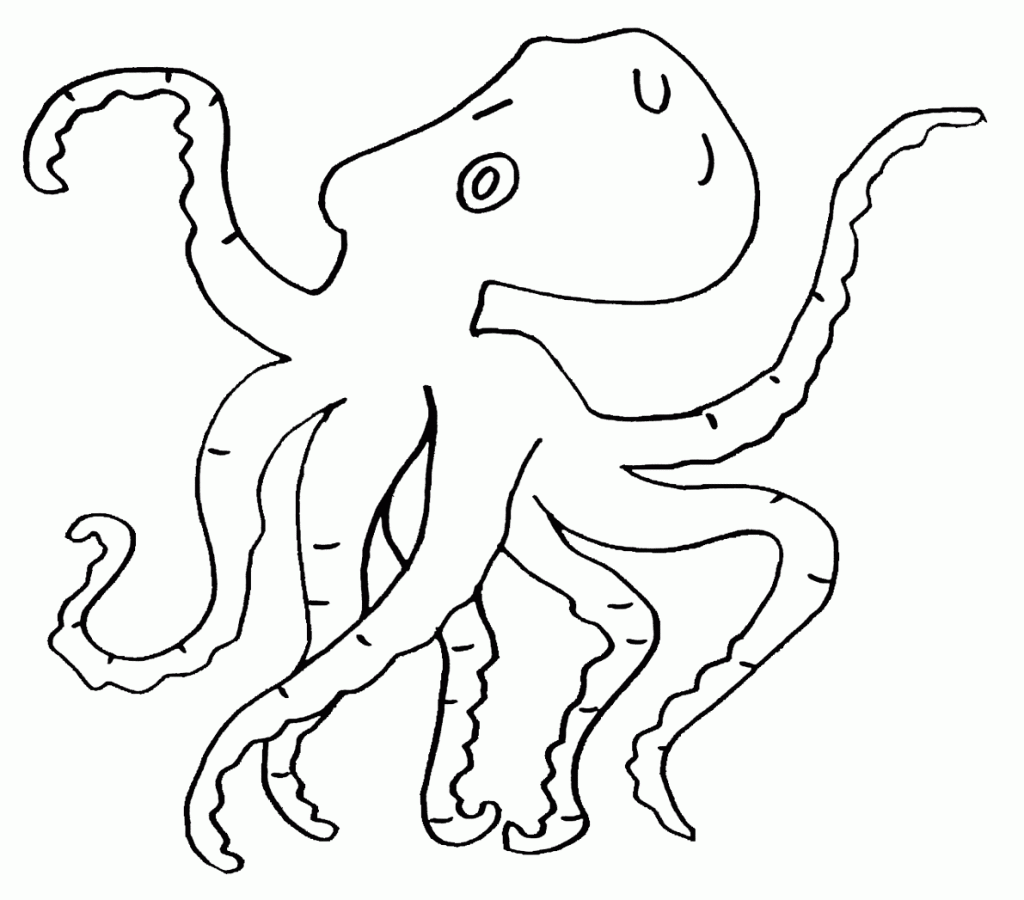 Octopus Coloring Pages