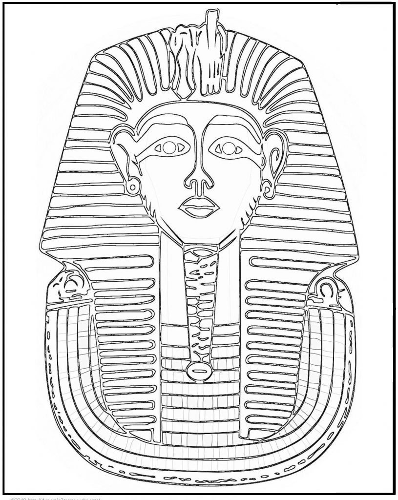 Ancient Egypt Coloring Page