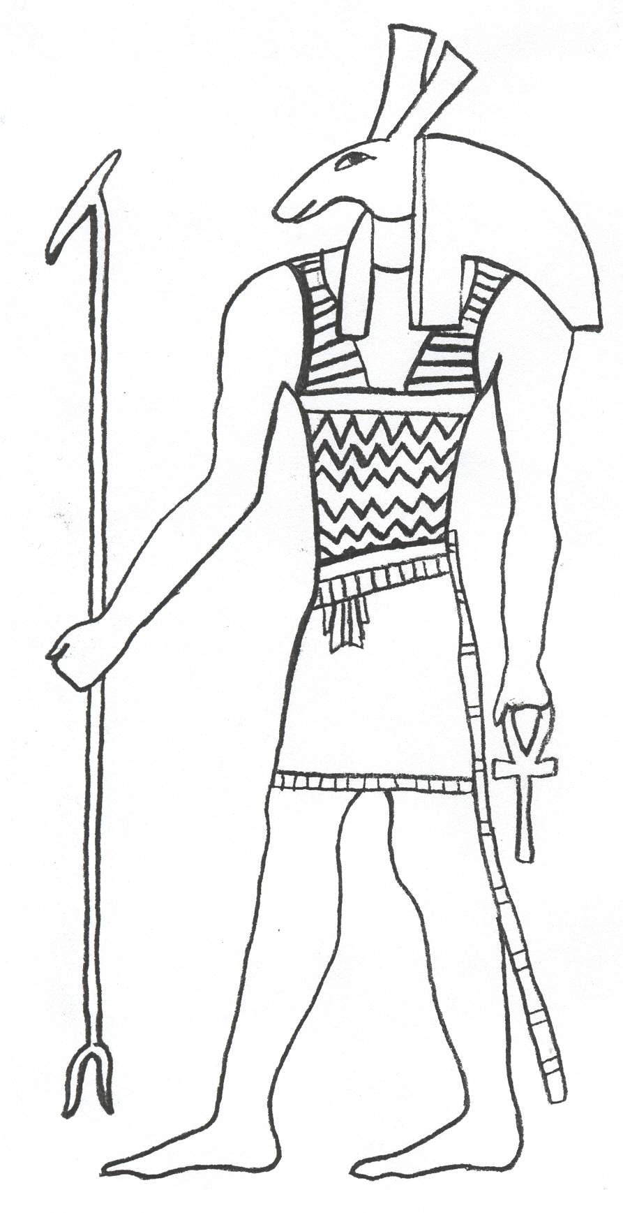 Ancient Egypt Coloring Pages Pictures