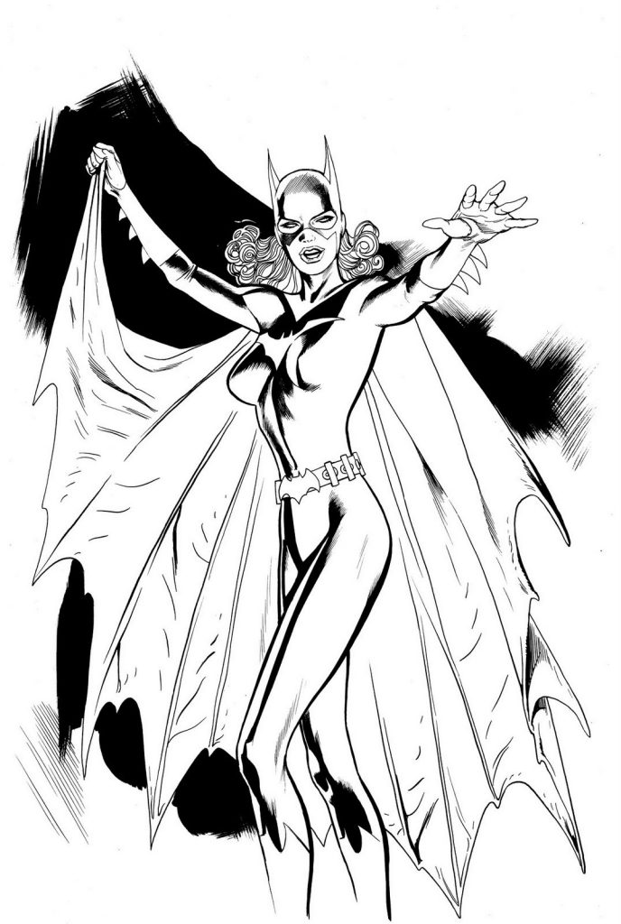 Batgirl Coloring Page