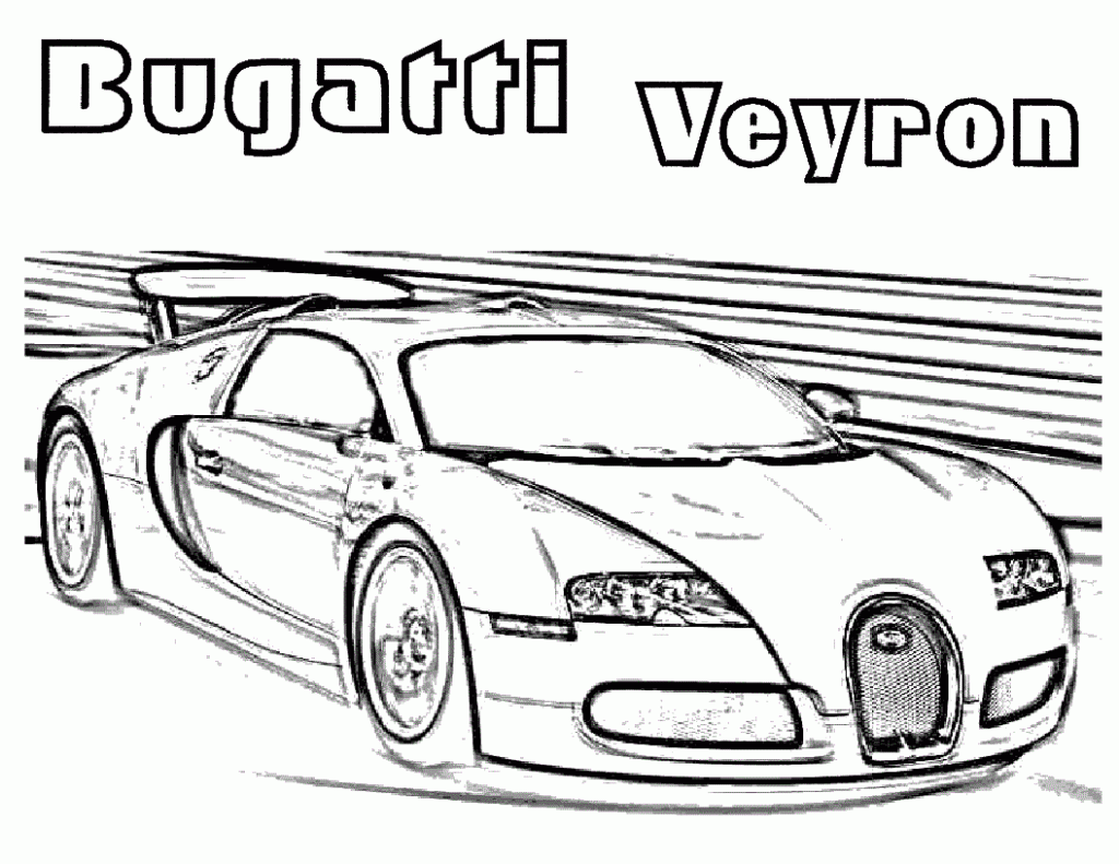 Bugatti Coloring Pages