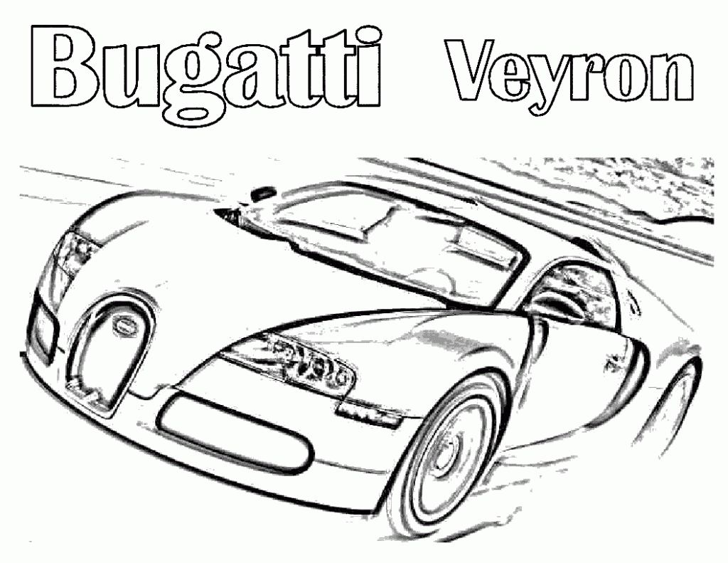 Bugatti Coloring Pages For Kids