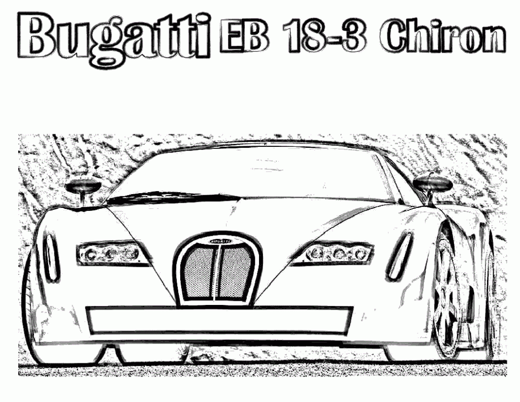 Bugatti Coloring Pages Free Printable