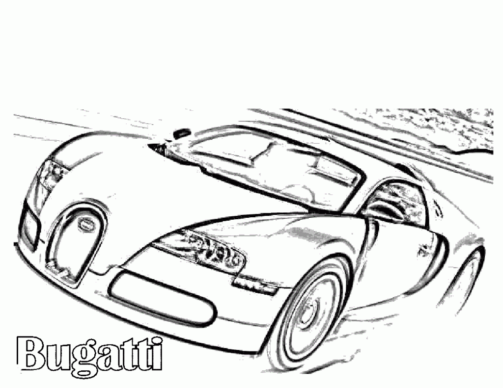 Bugatti Coloring Pages Pictures