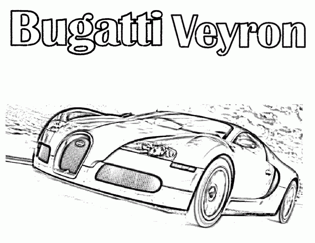 Bugatti Coloring Pages To Print