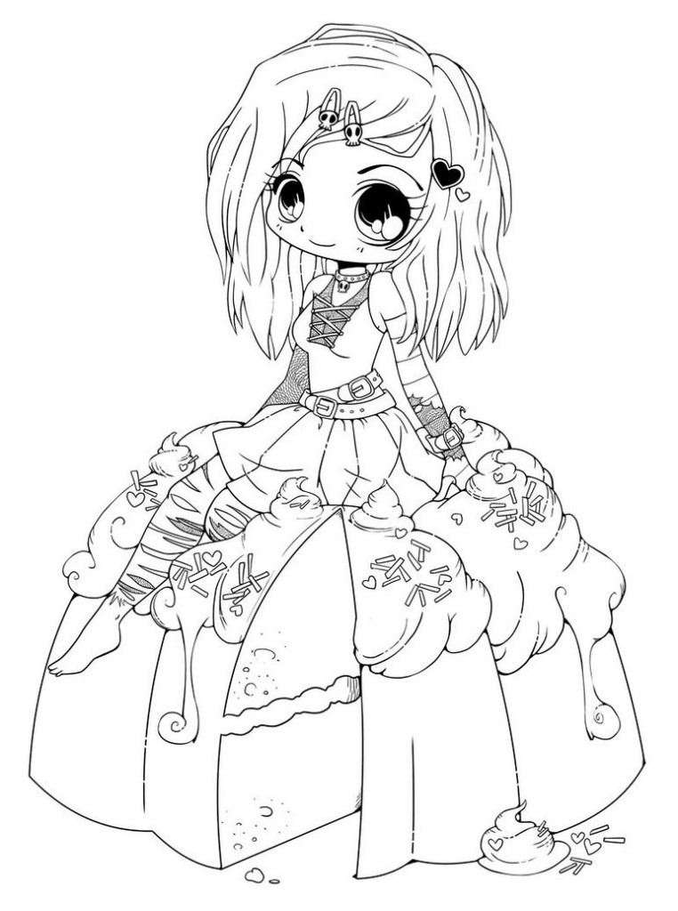 Chibi Coloring Pages Images
