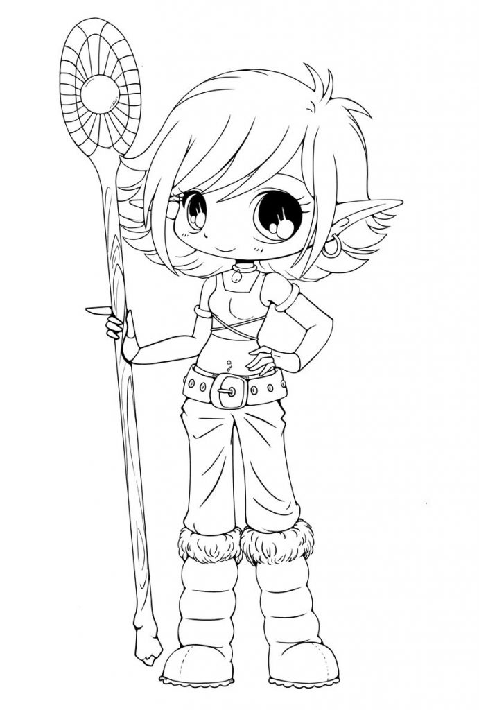 Chibi Coloring Pages Pictures