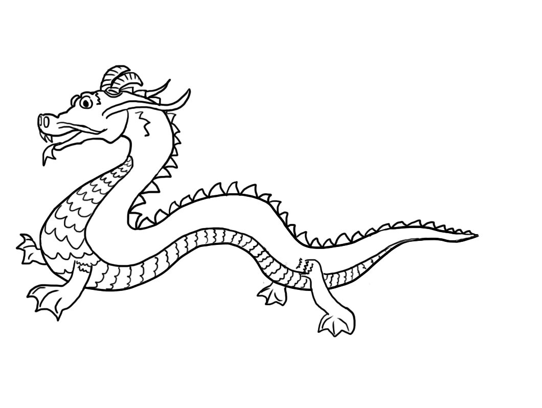 Free Printable Coloring Pages Of Chinese Dragons
