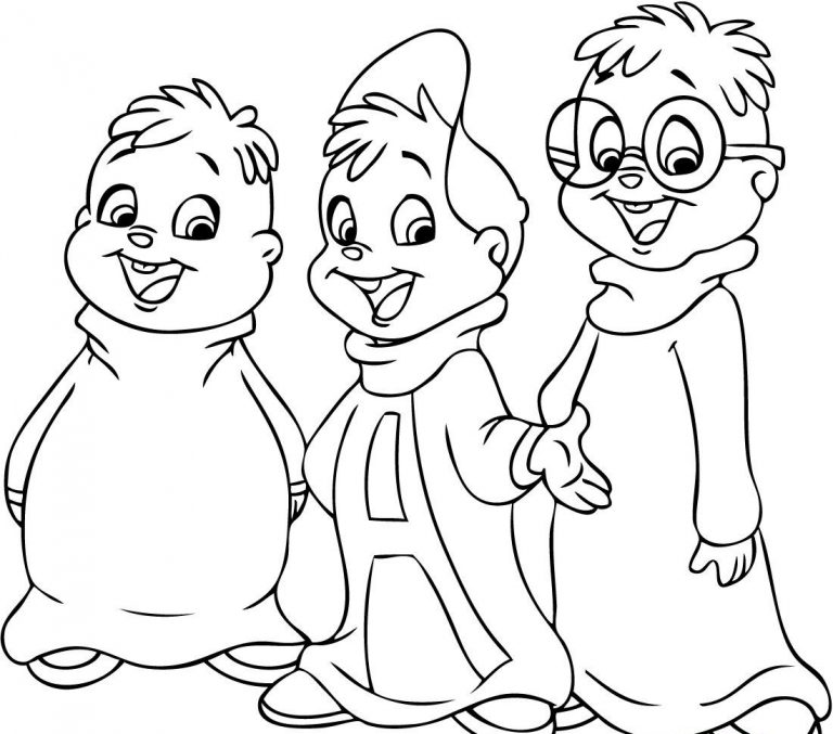 Free Printable Chipettes Coloring Pages For Kids