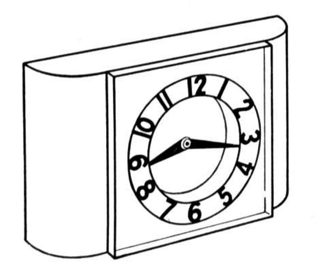 733 Cartoon Clock Coloring Pages For Kids with Printable