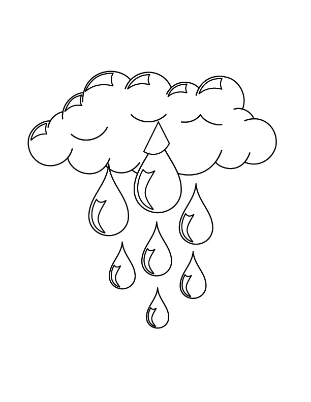 Free Printable Cloud Coloring Pages For Kids