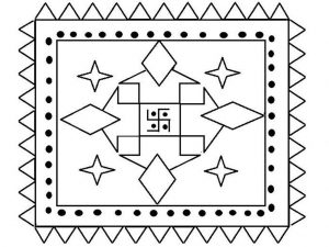 Free Printable Rangoli Coloring Pages For Kids