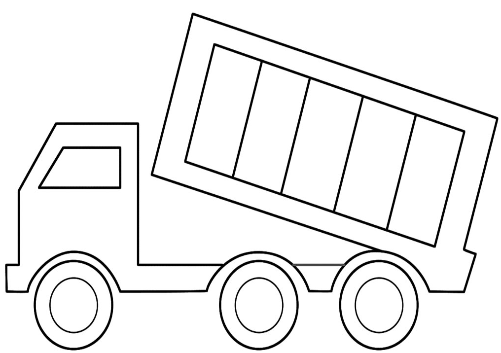 Colouring Pages Dump Truck Dump Truck Coloring Pages To Download And 