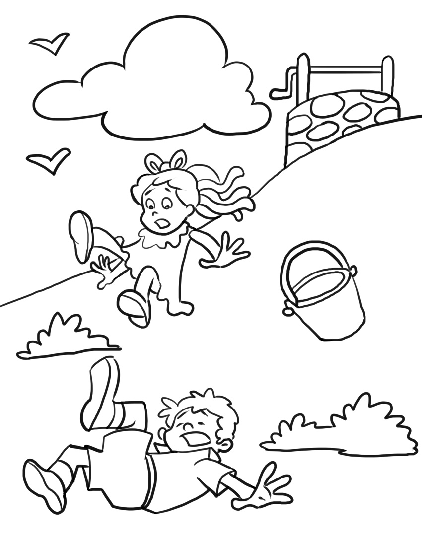 Gambar Mother Goose Nursery Rhymes Coloring Pages 107 Free Printable di ...