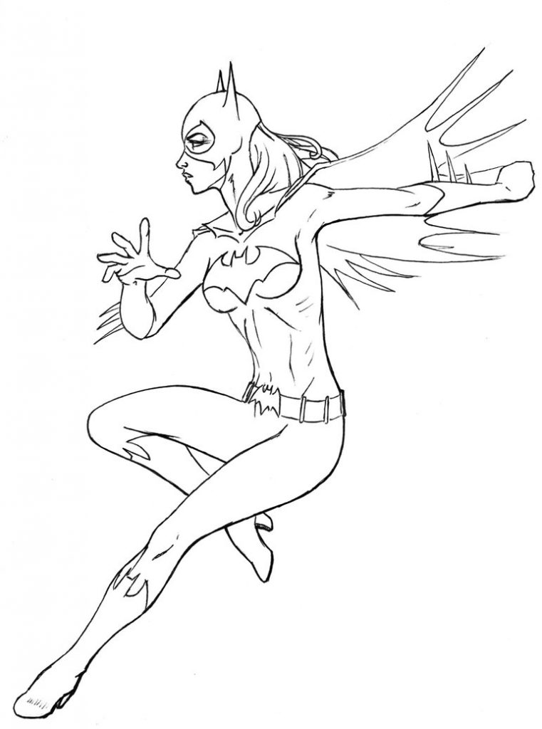 Coloring Pages of Batgirl