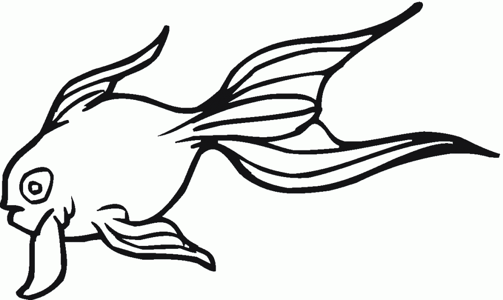 Free Printable Goldfish Coloring Pages For Kids