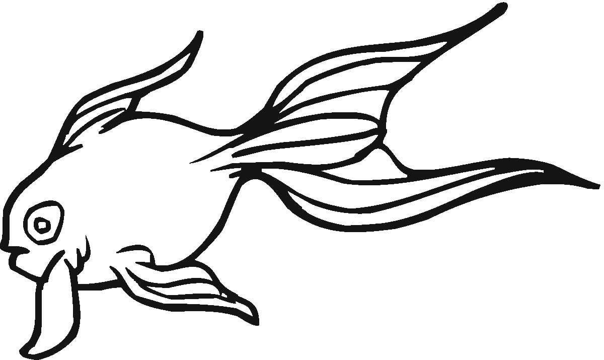 Free Printable Goldfish Coloring Pages For Kids