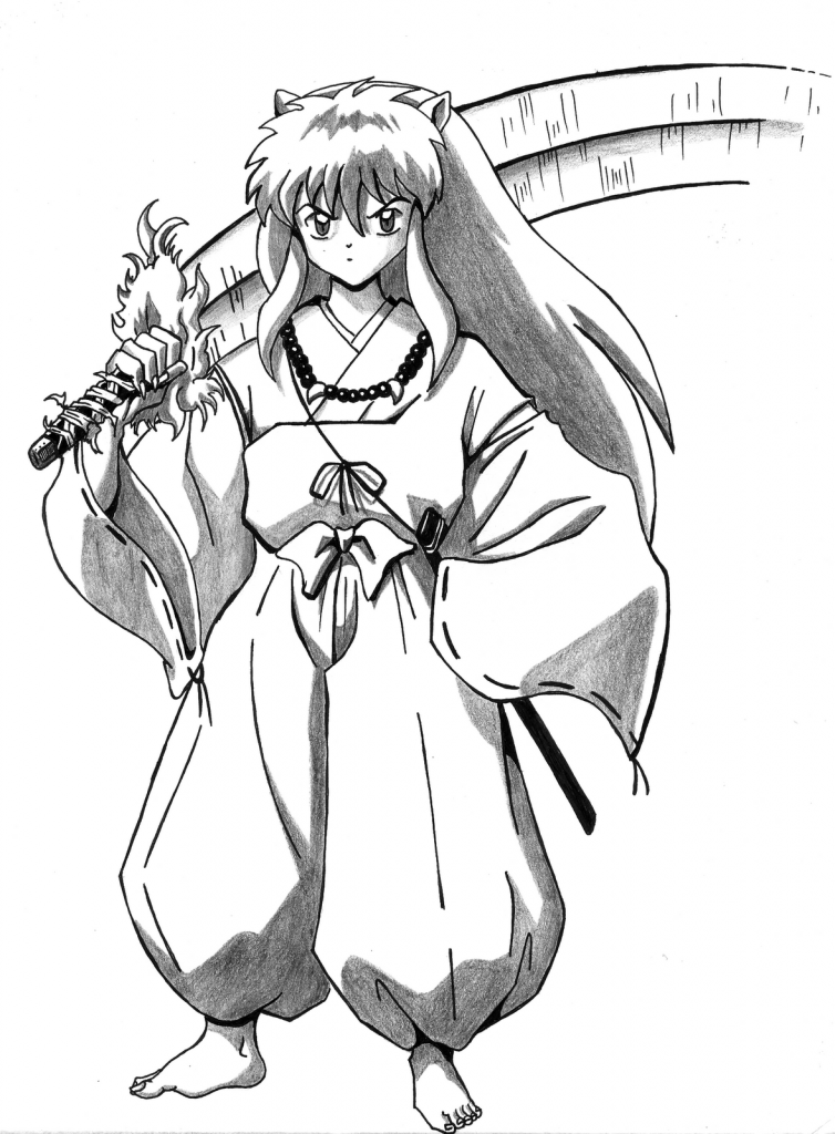 Coloring Pages of Inuyasha