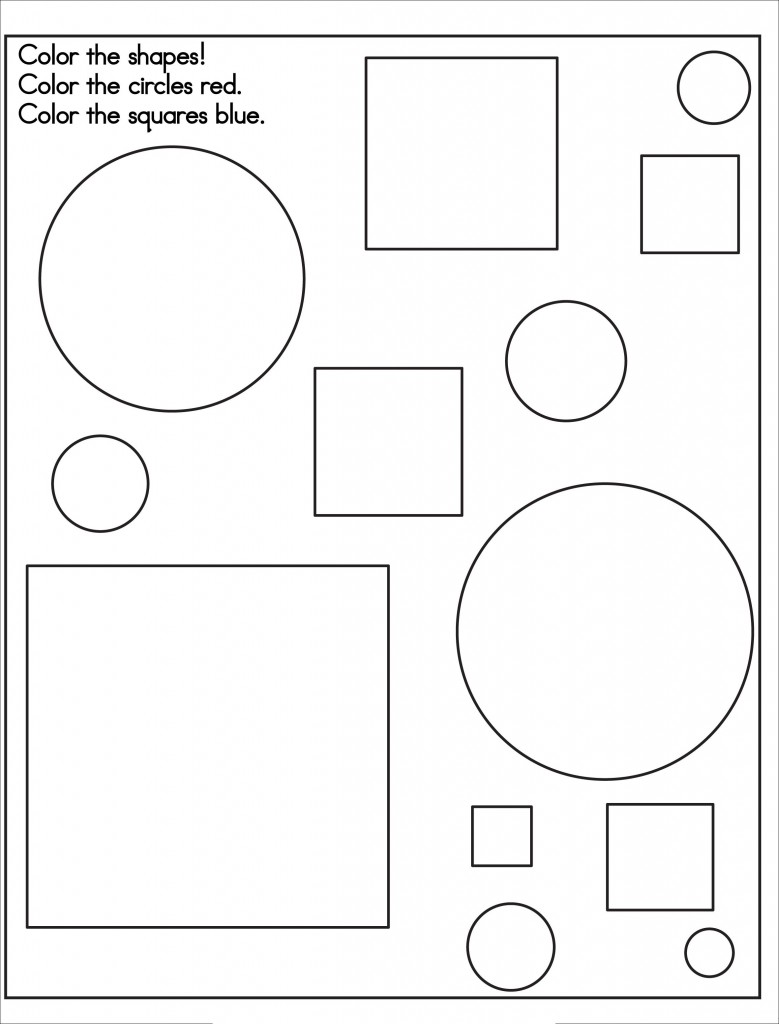 Coloring Pages of Shapes