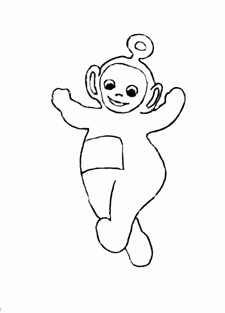 Coloring Pages of Teletubbies