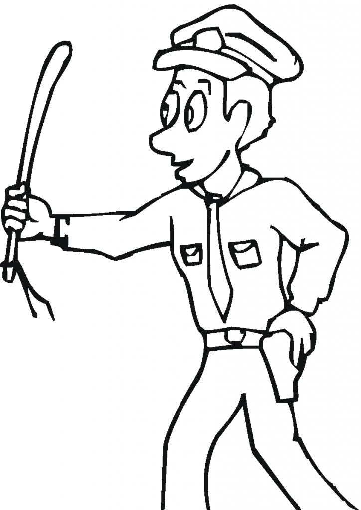 Community Helper Coloring Pages