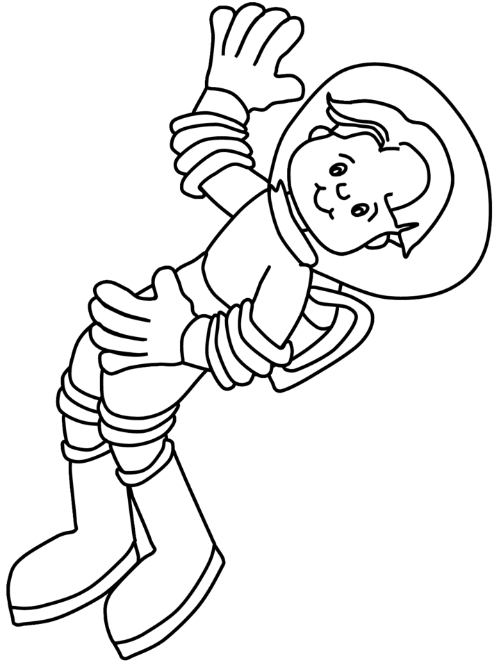 Community Helpers Coloring Page