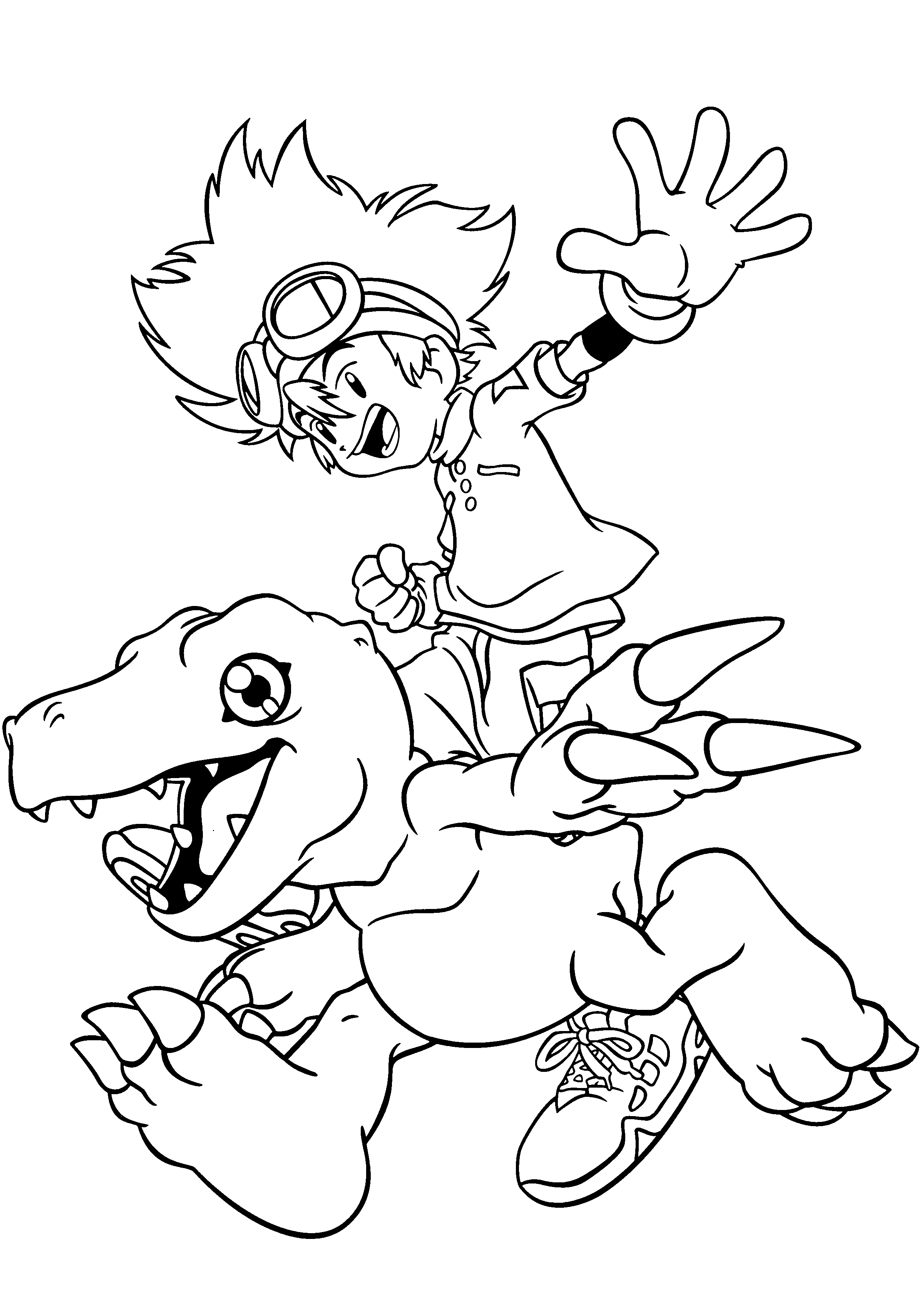 Download Free Printable Digimon Coloring Pages For Kids