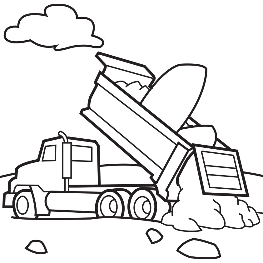 Dump Truck Printable Printable Word Searches