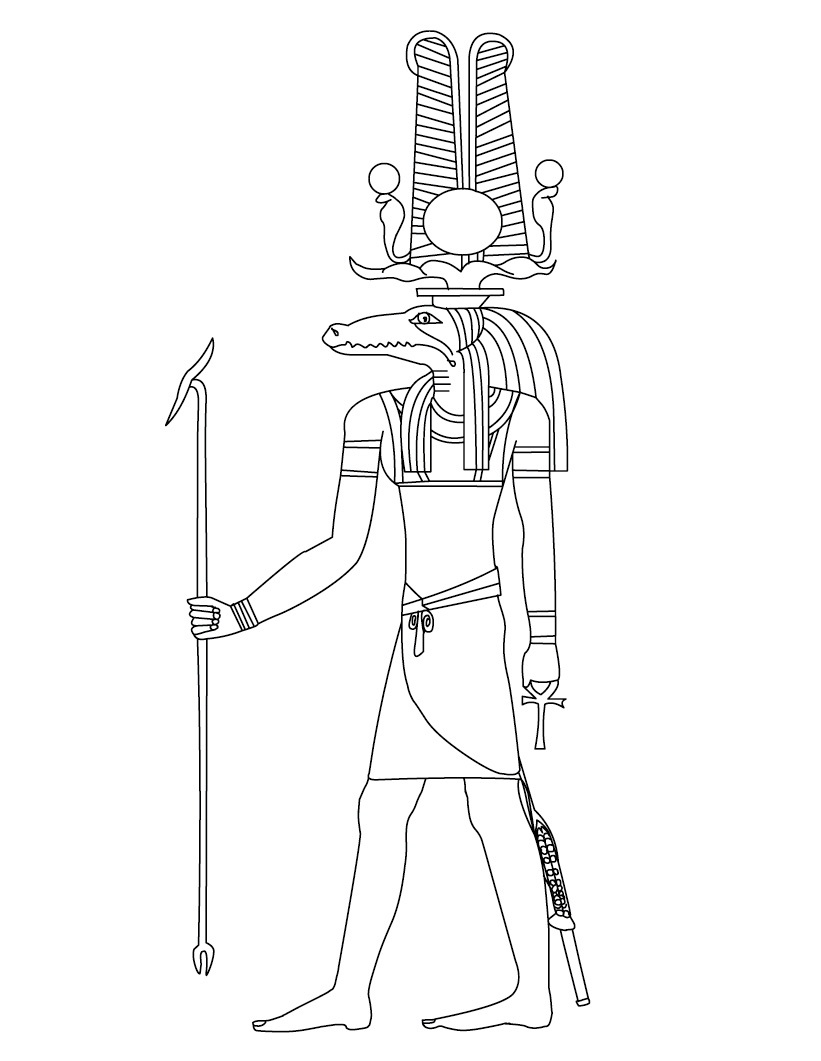 Free Printable Ancient Egypt Coloring Pages For Kids