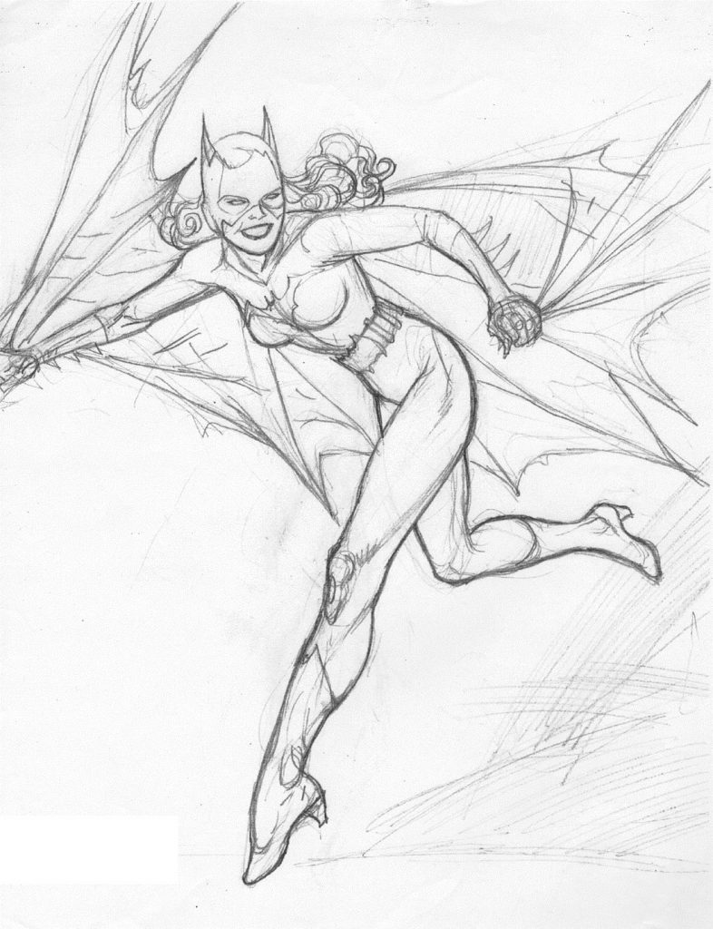 Free Batgirl Coloring Pages