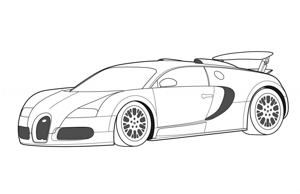 Free Bugatti Coloring Pages