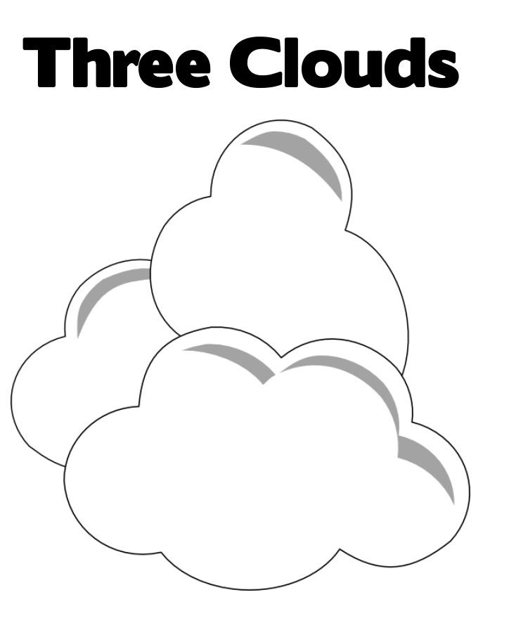 Free Cloud Coloring Pages
