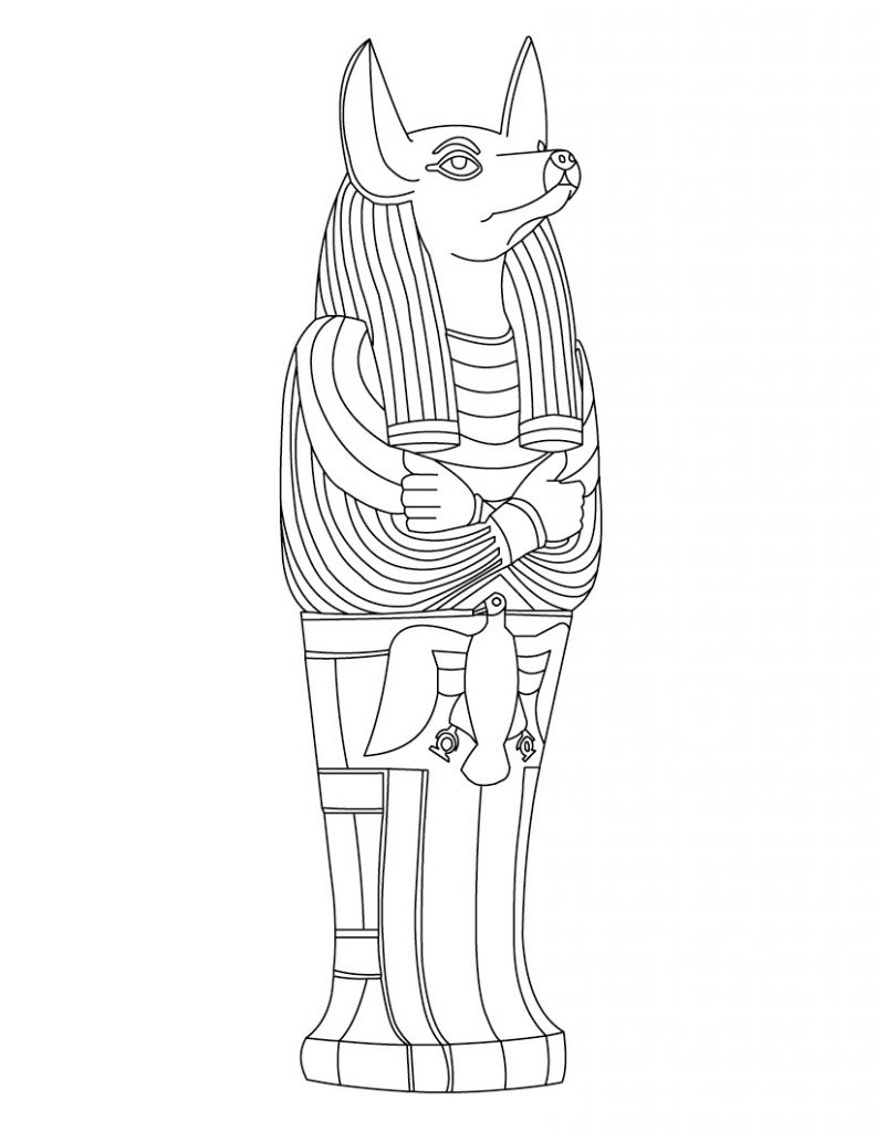 Free Coloring Pages OF Ancient Egypt