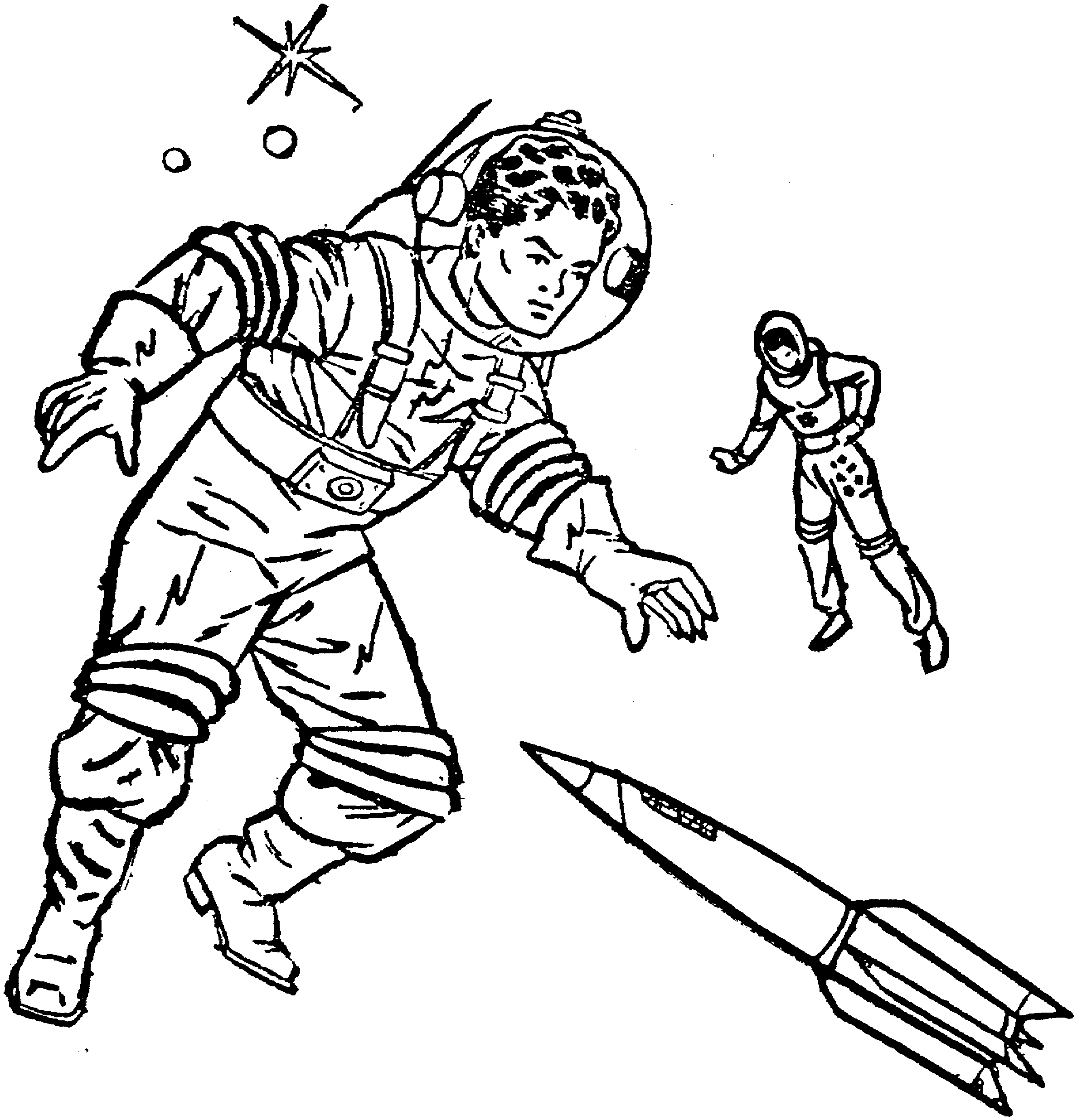 Free Printable Astronaut Coloring Pages For Kids