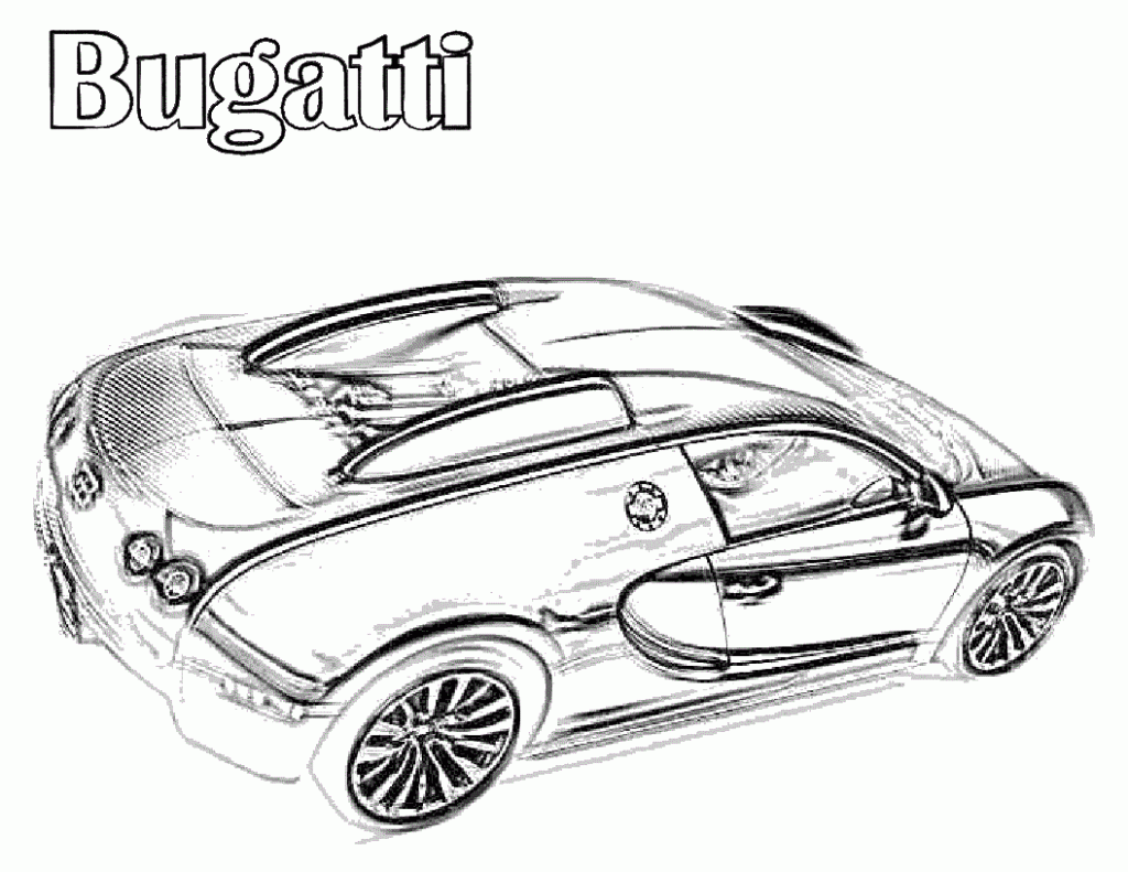 Free Coloring Pages of Bugatti