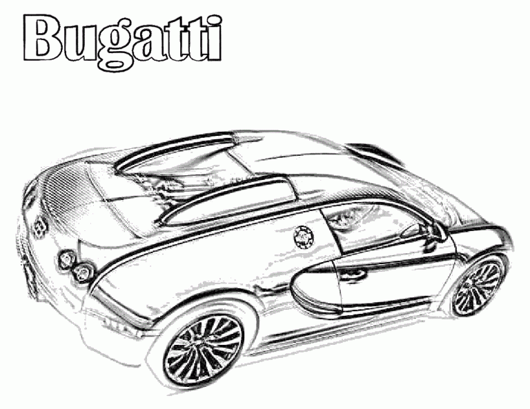 Free Printable Bugatti Coloring Pages For Kids