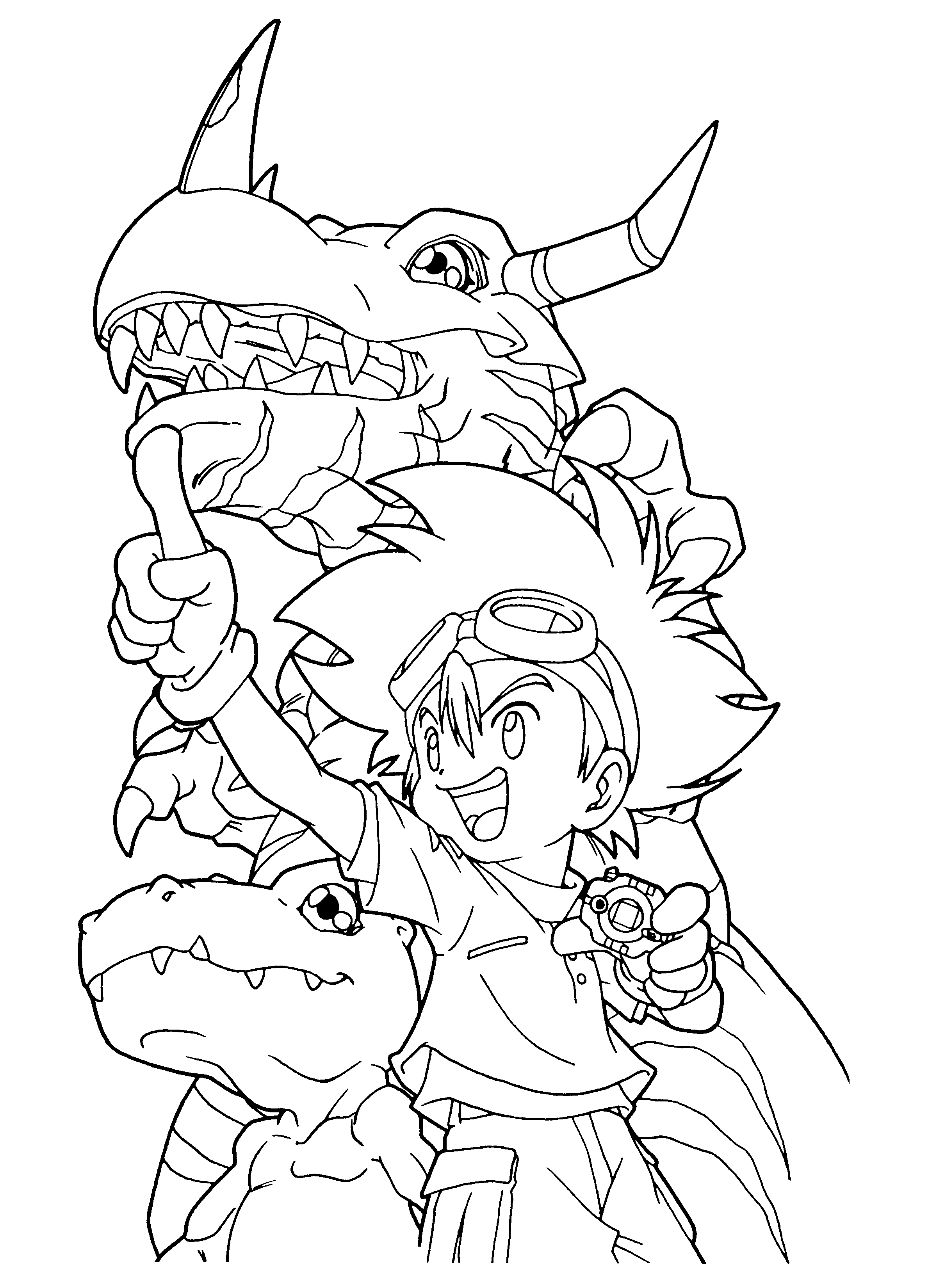 Free Printable Digimon Coloring Pages For Kids Coloring Wallpapers Download Free Images Wallpaper [coloring436.blogspot.com]