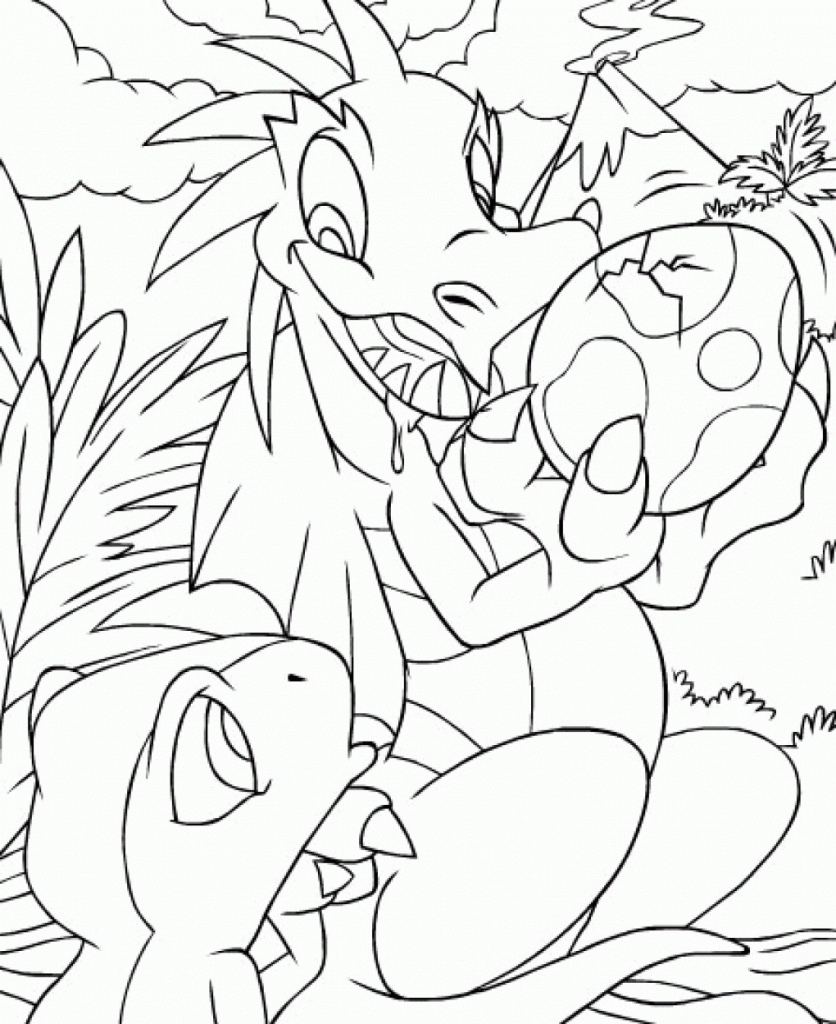 Free Coloring Pages of Neopets