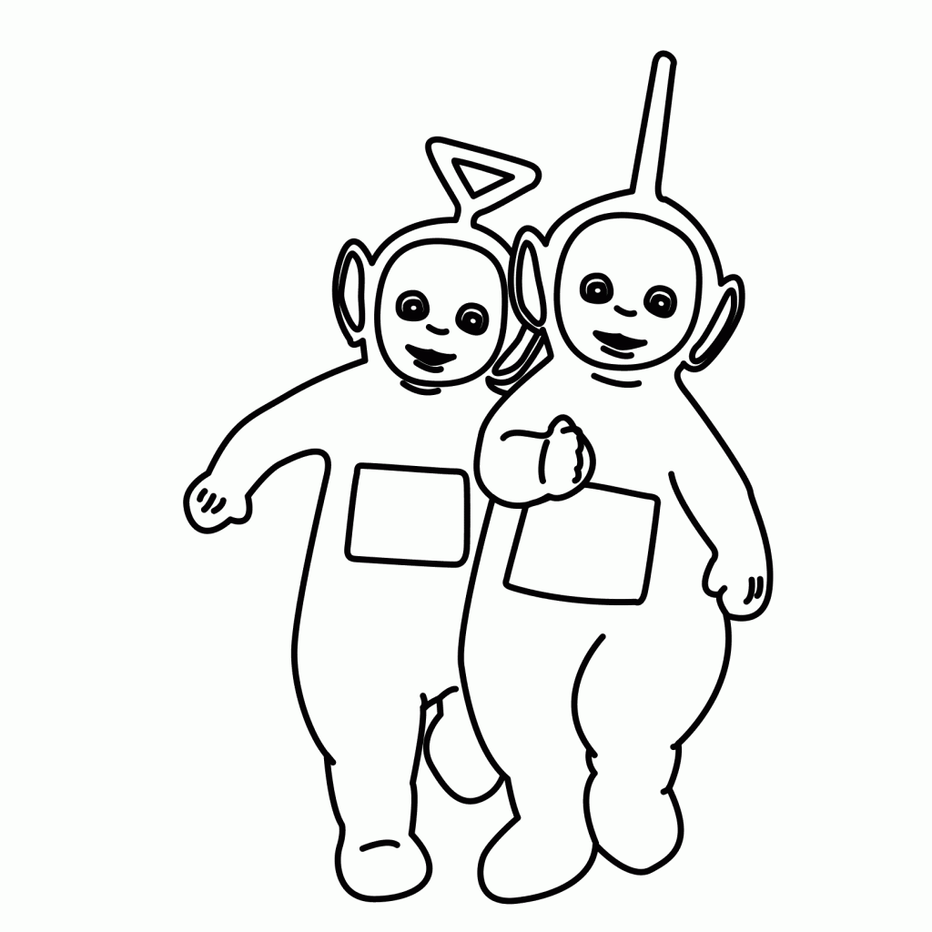 Free Coloring Pages of Teletubbies
