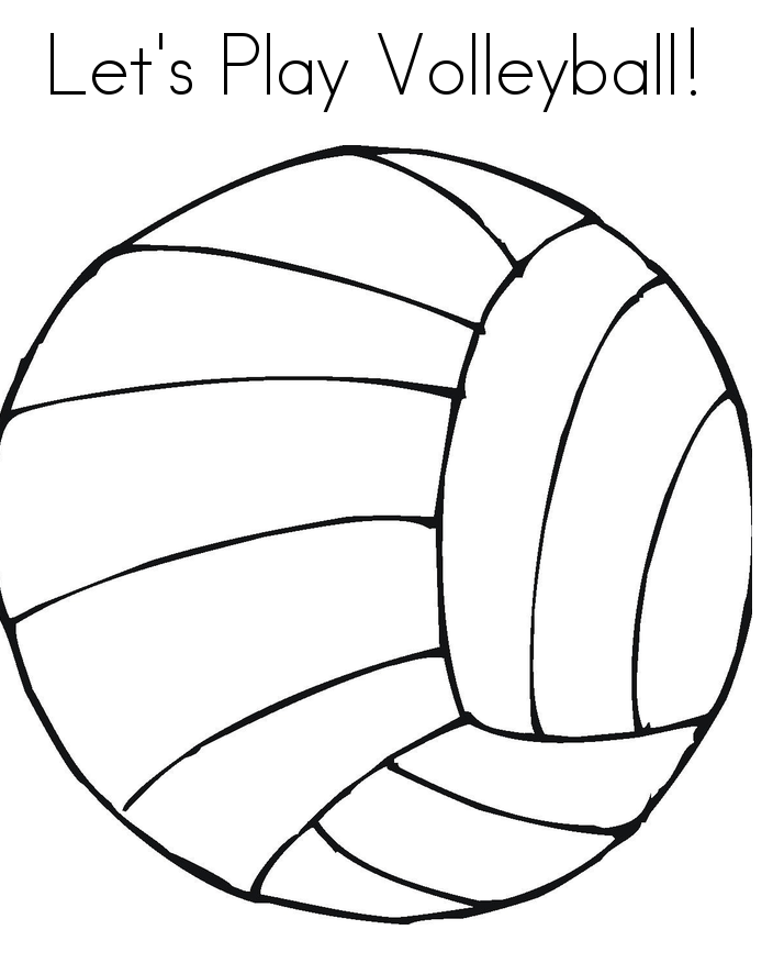 Printable Volleyball Coloring Pages - prntbl.concejomunicipaldechinu.gov.co