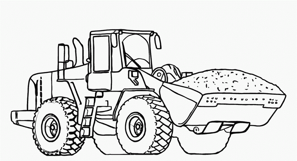 Free Dump Truck Coloring Pages