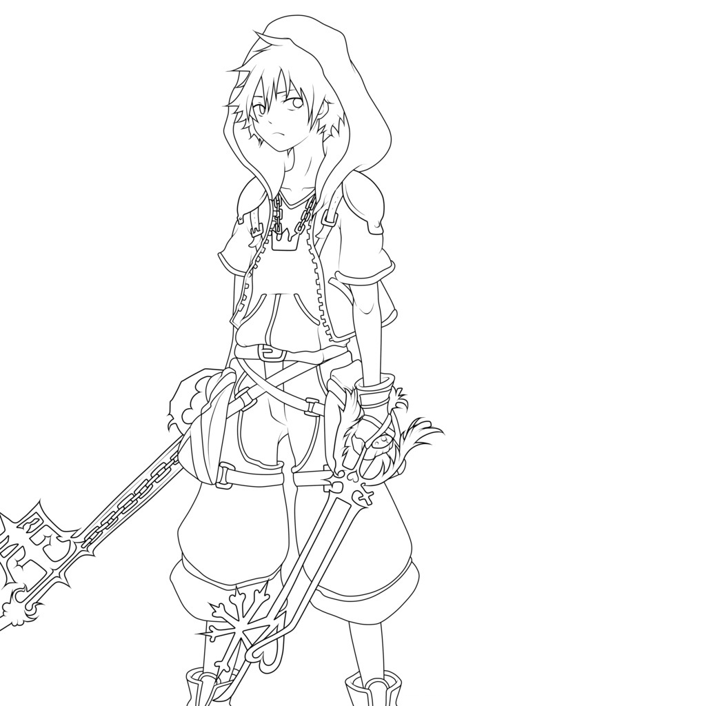 Free Kingdom Hearts Coloring Pages