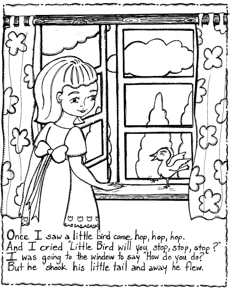 Free Nursery Rhymes Coloring Pages