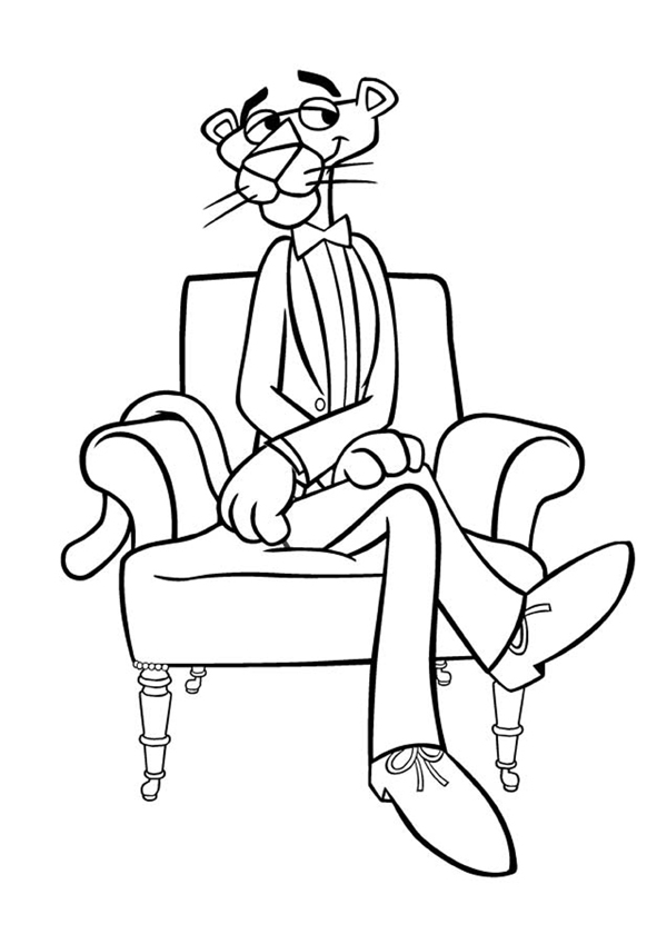 Free Pink Panther Coloring Pages